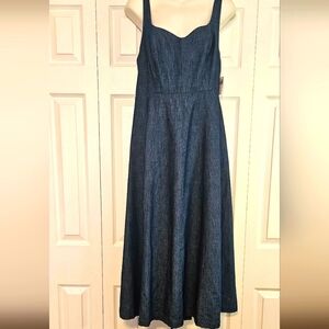 NWT Old Navy Fit and Flare Denim Dress